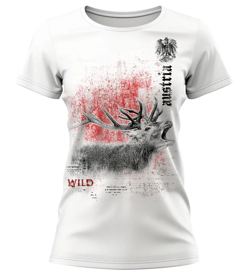 Trachten Damen T-Shirt Hirsch – Austria