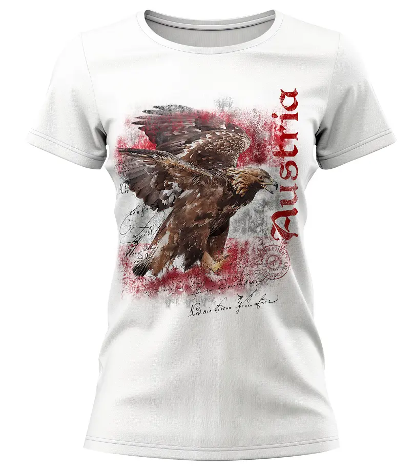 Trachten Damen T-Shirt Adler Austria