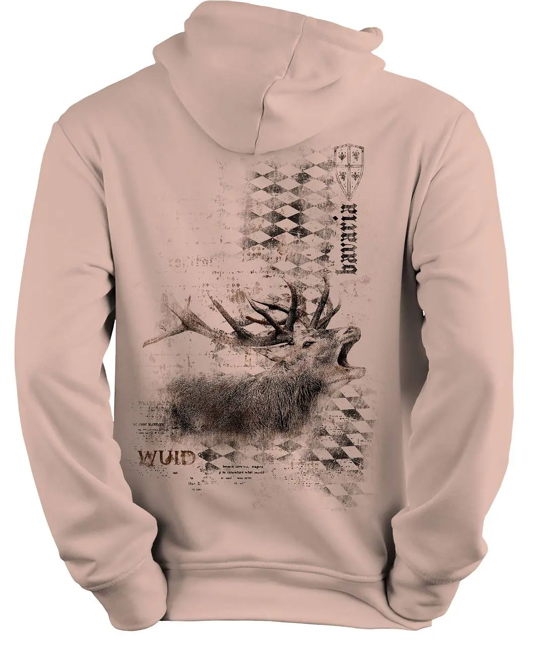 Trachten Hoodie Röhrender Hirsch bavaria