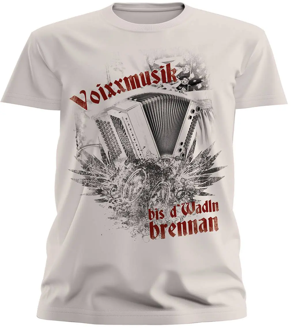 Almtracht Trachtenshirt Kinder T-Shirt Voixxmusik Trachten Kinder T-Shirt Voixxmusik