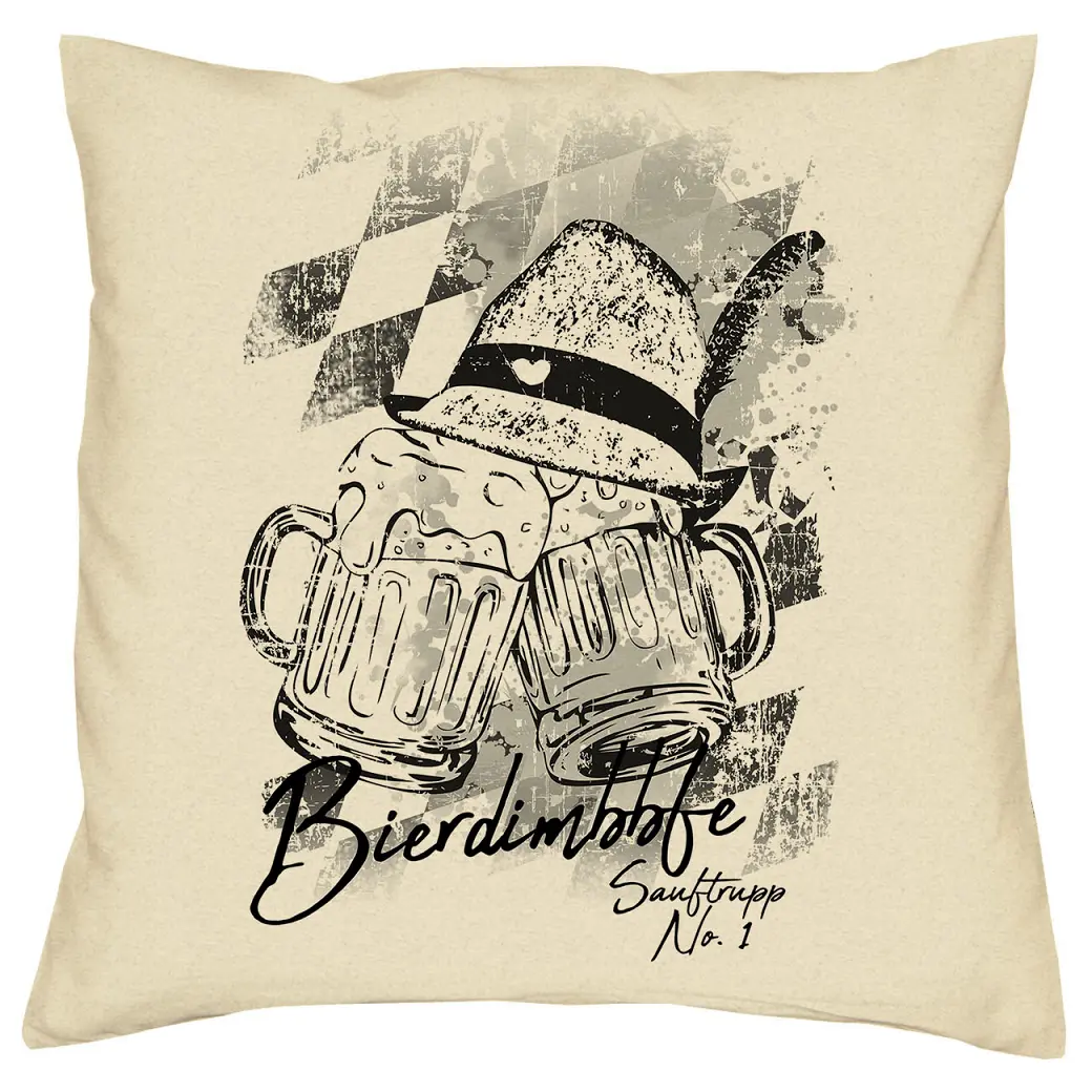 Trachten Kissen Sauftrupp No1