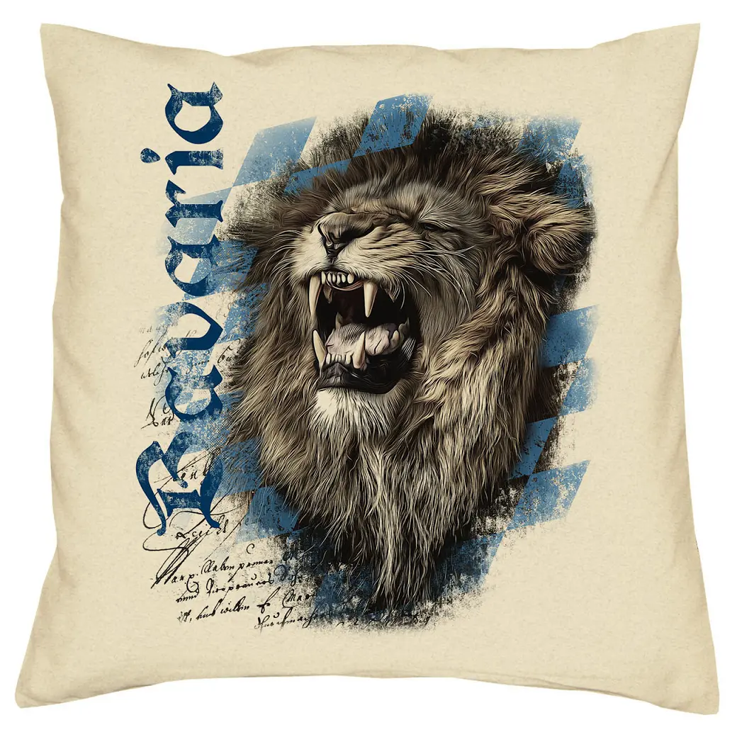 Trachten Kissen Löwe Bavaria