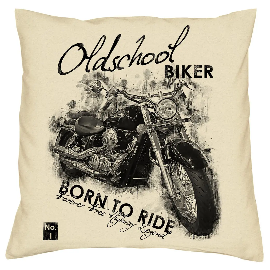 Trachten Kissen Oldschool Biker