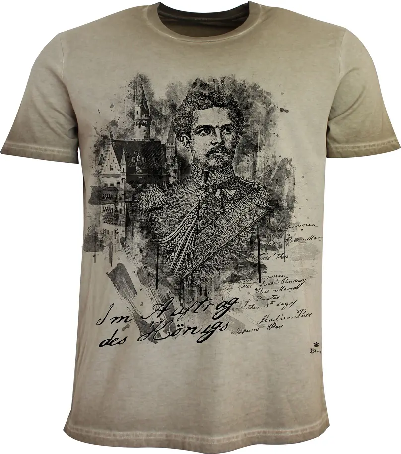 Trachten Herren T-Shirt Im Auftrag des Königs