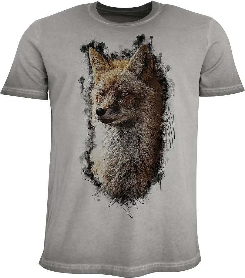 Trachten Herren T-Shirt Fuchs