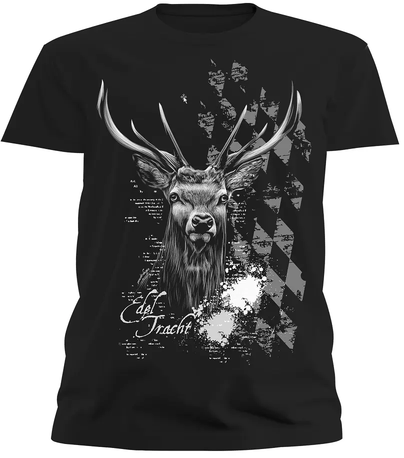Trachten Herren T-Shirt Edel Tracht