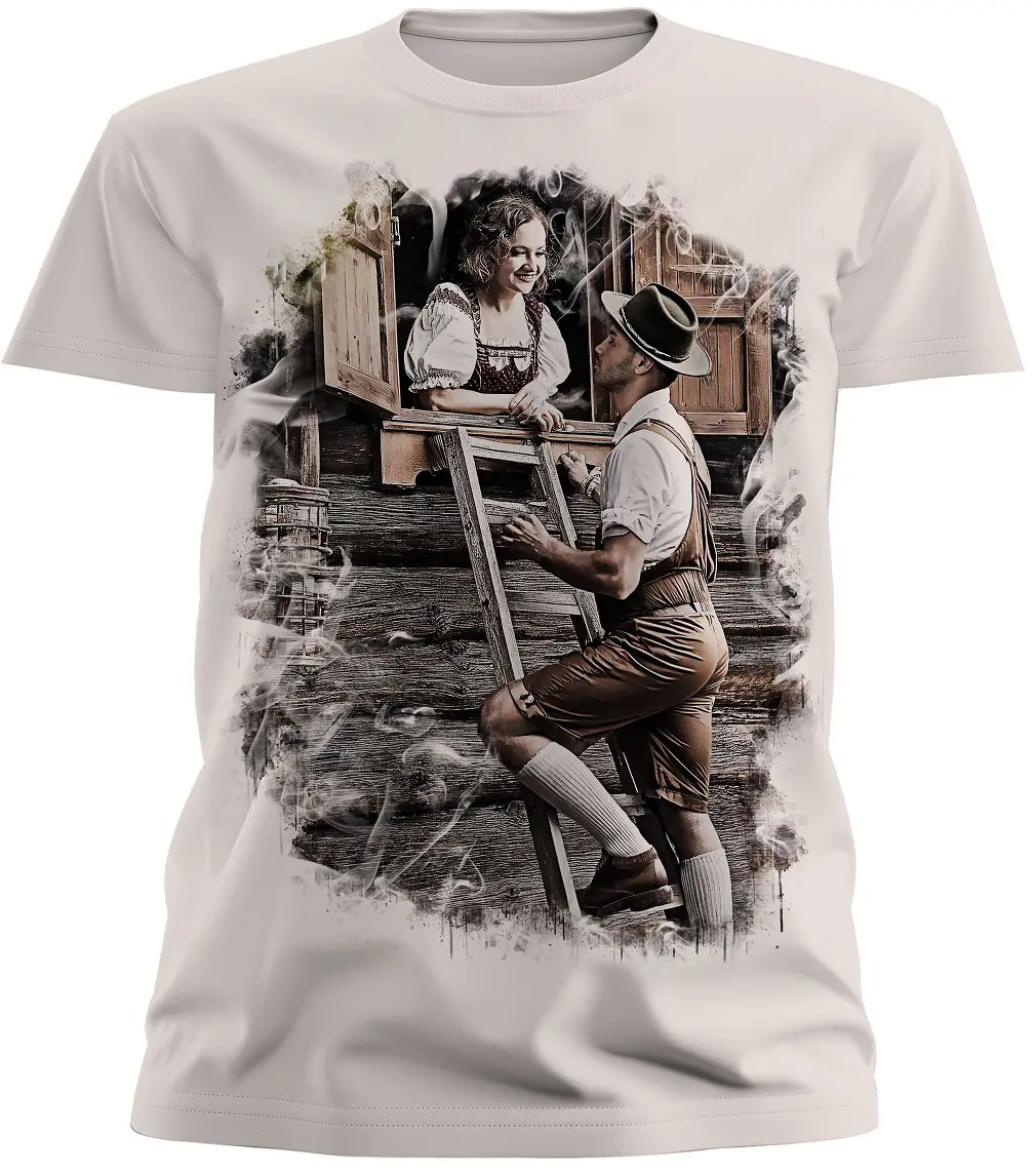 Trachten Kinder T-Shirt Fensterln