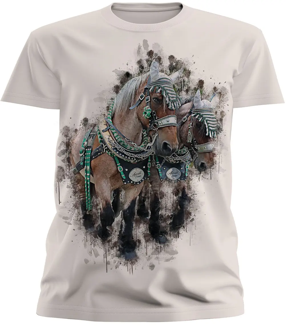 Trachten Kinder T-Shirt Pferde
