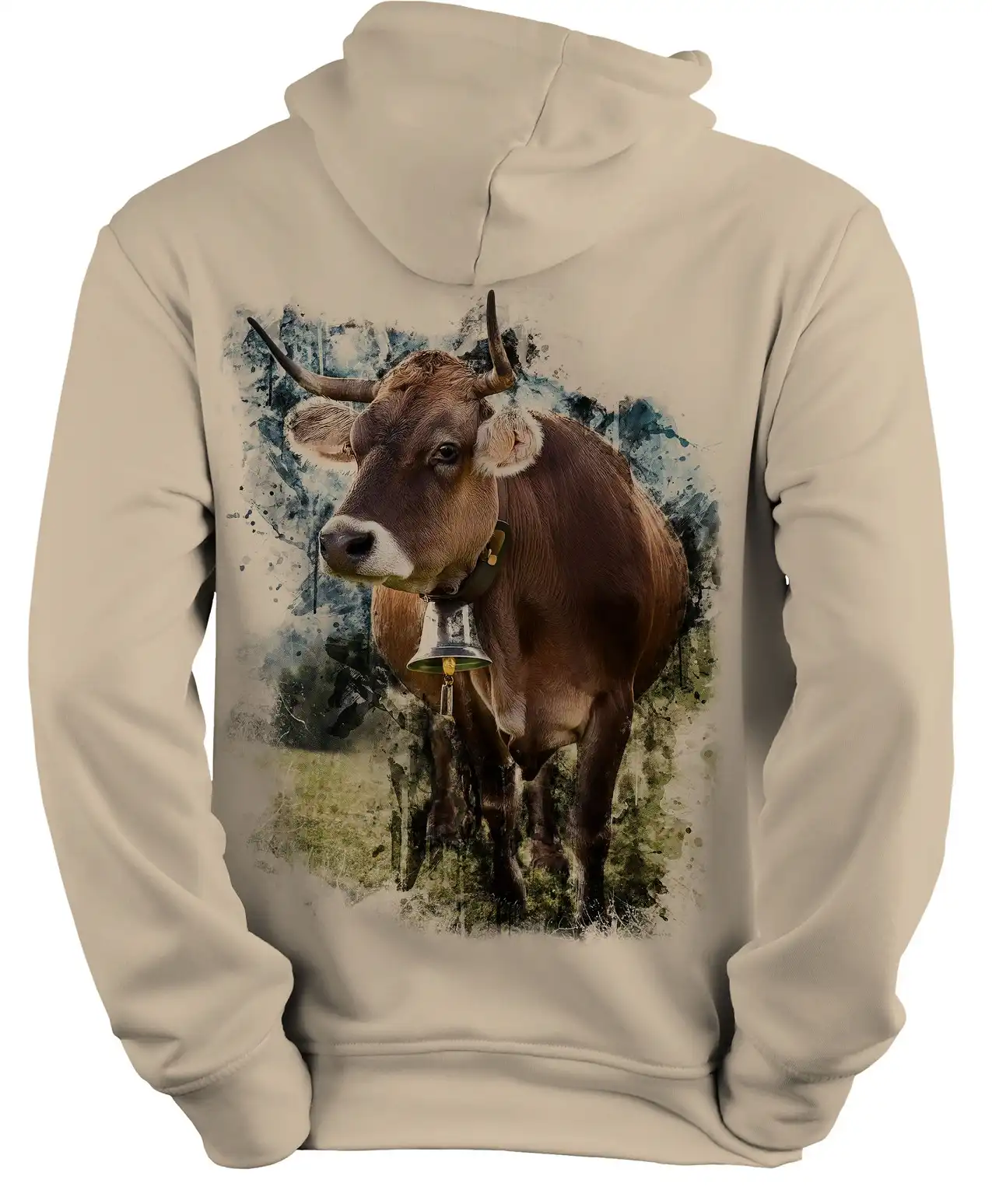Trachten Hoodie Kuh