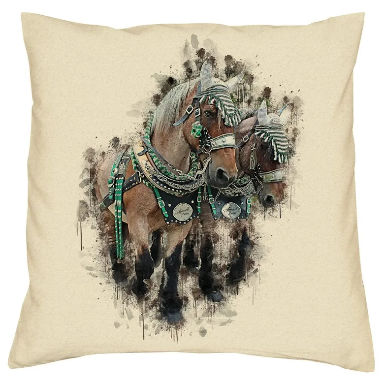 Trachten Kissen Pferde