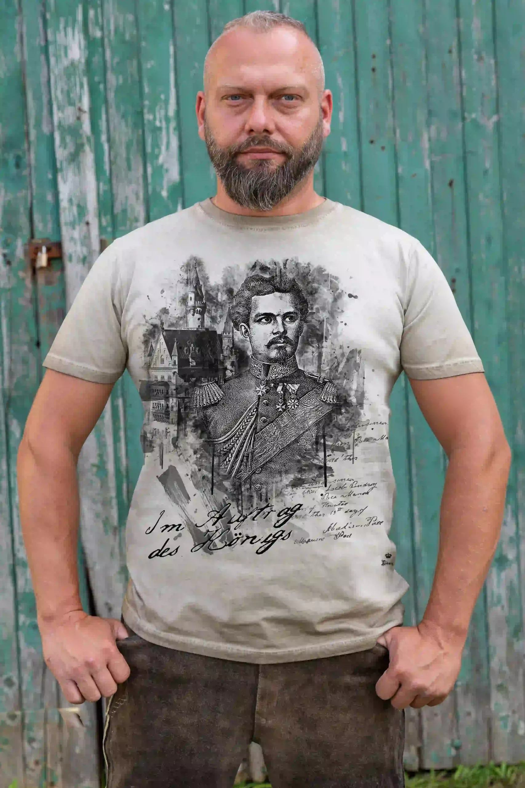 Trachten Herren T-Shirt Im Auftrag des Königs