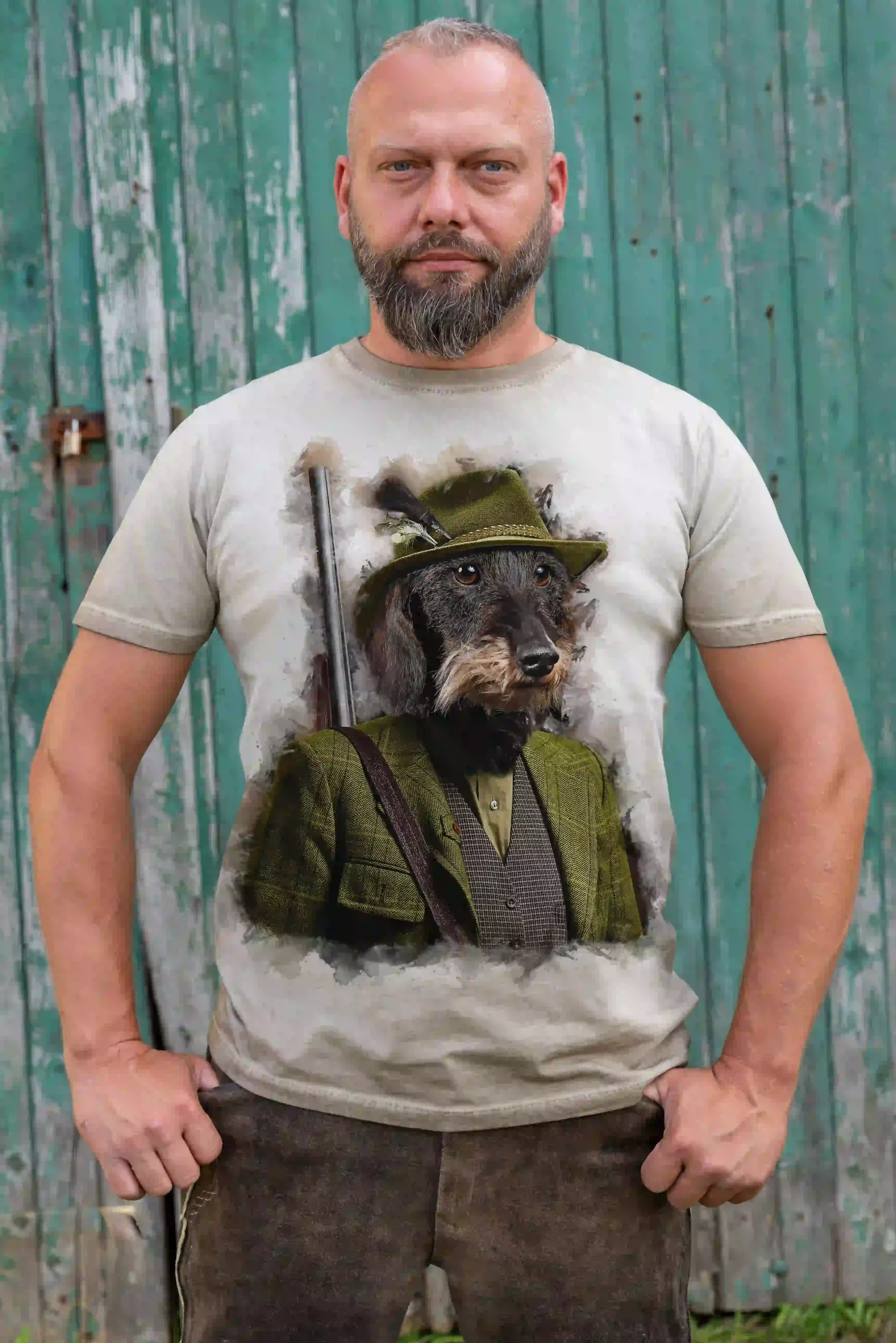 Trachten Herren T-Shirt Oskar