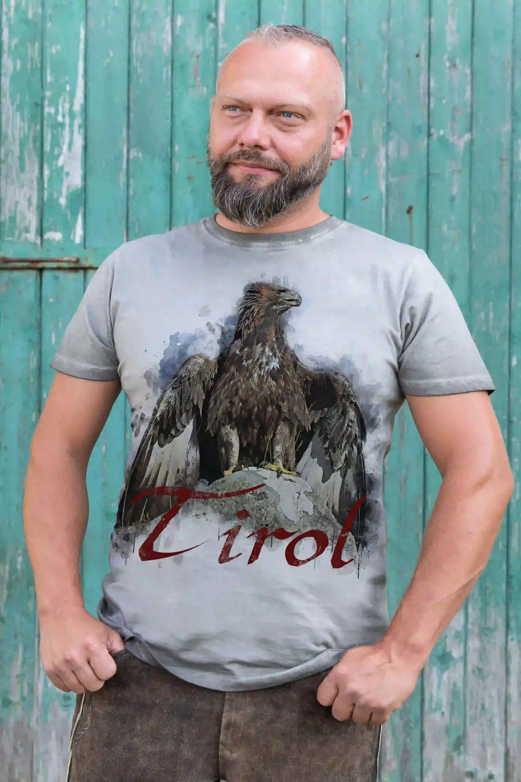 Trachten Herren T-Shirt Tirol Adler