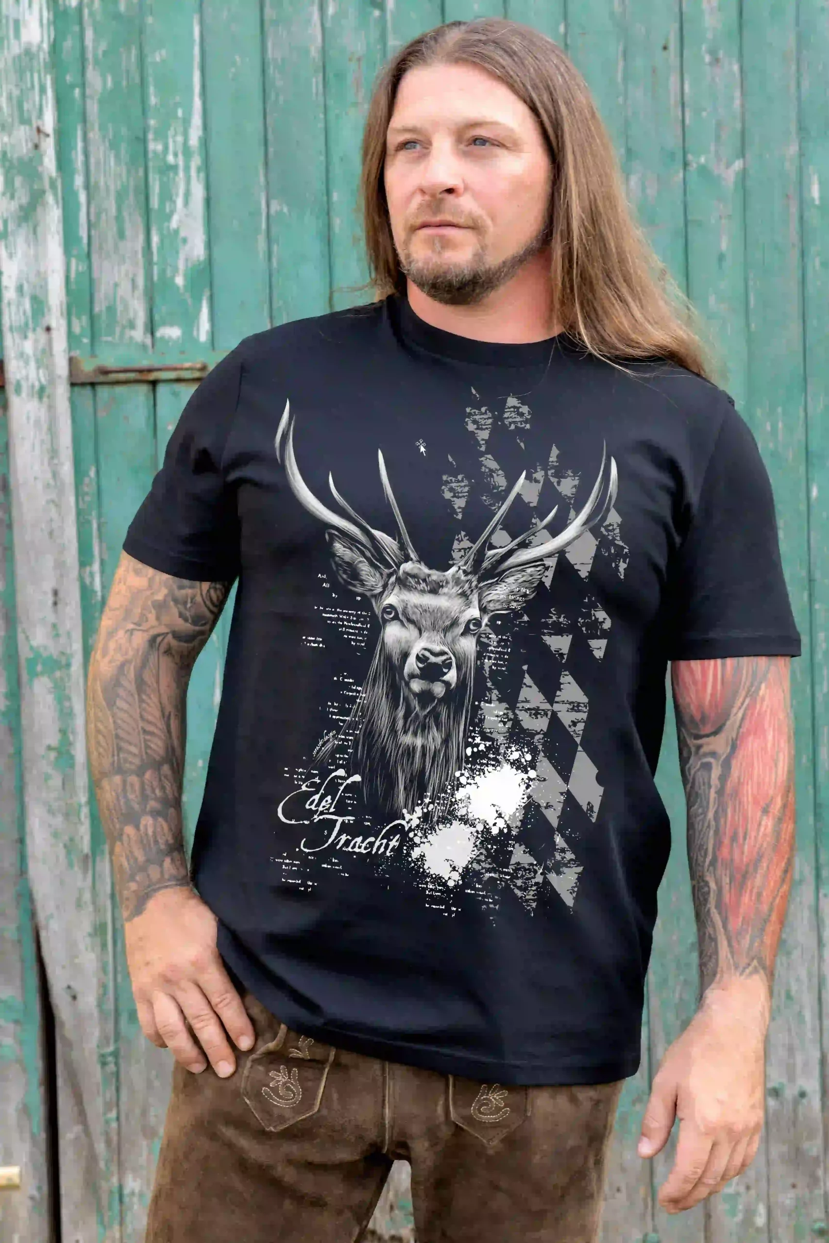 Trachten Herren T-Shirt Edel Tracht