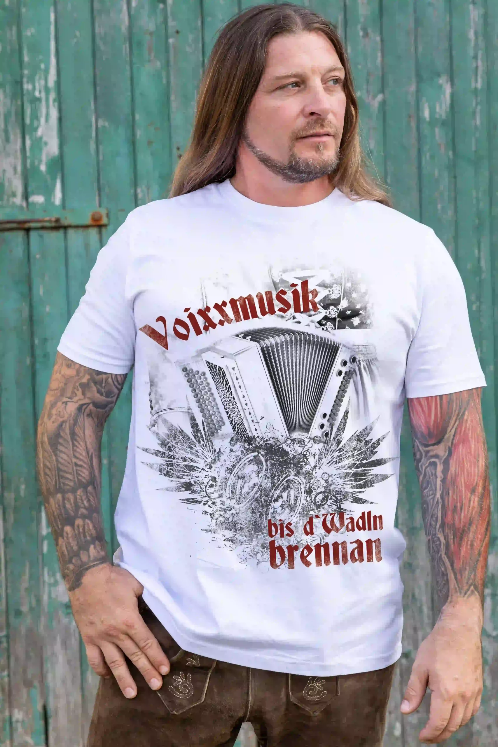 Trachten Herren T-Shirt Voixxmusik