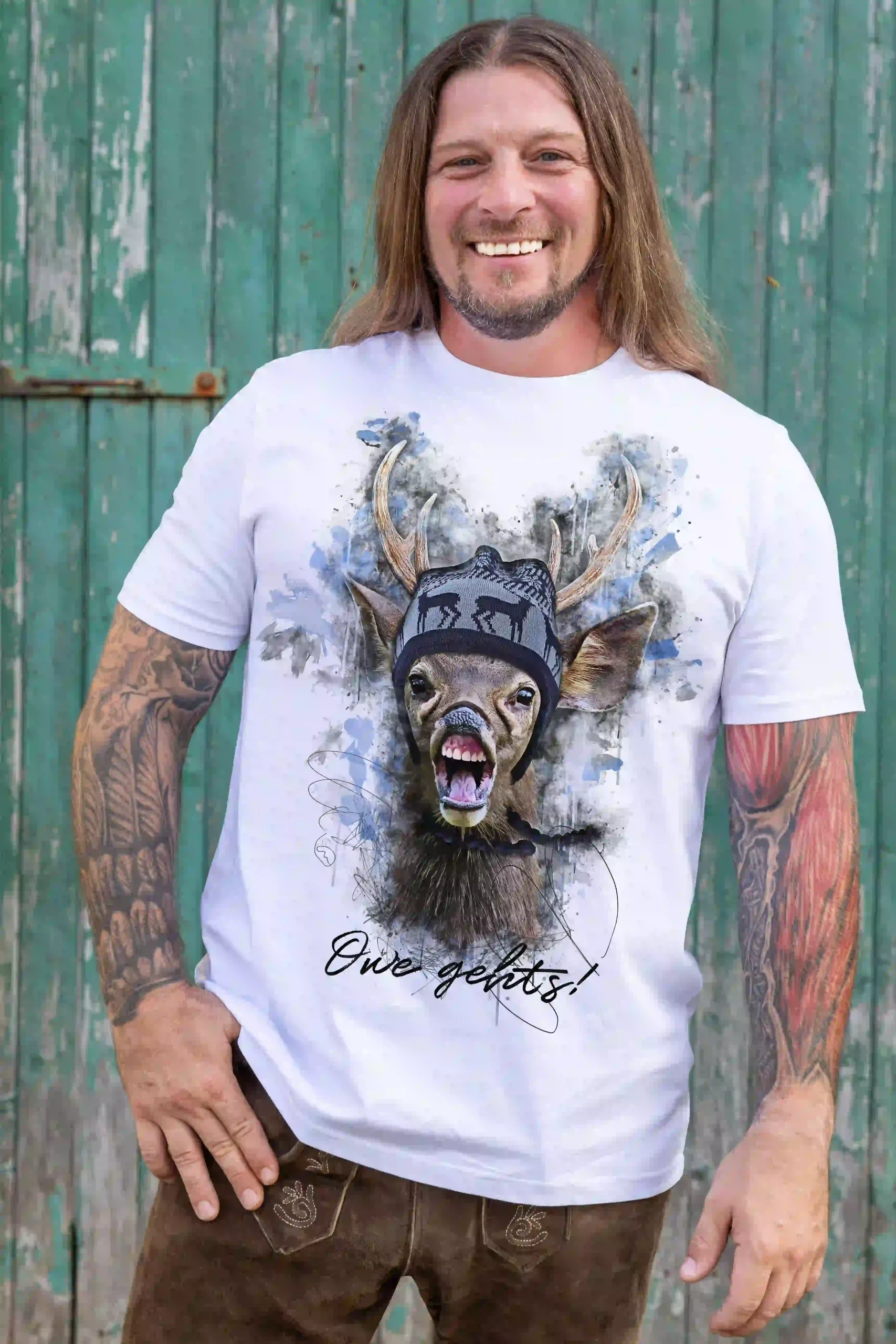 Trachten Herren T-Shirt Pepe