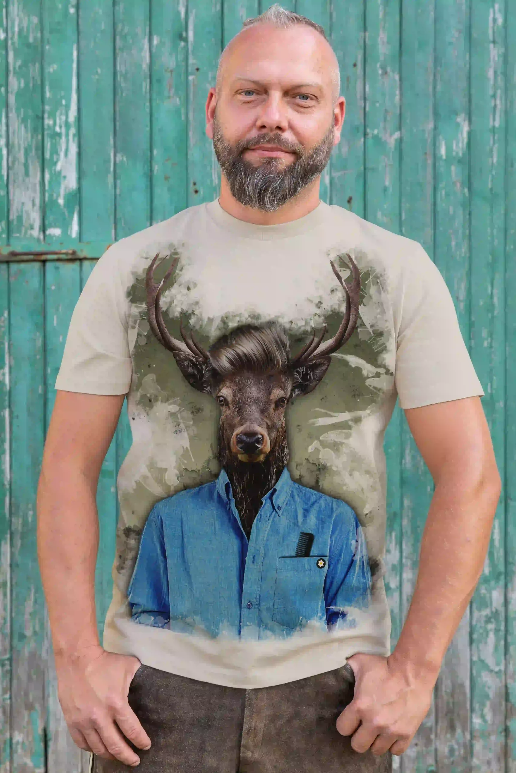 Trachten Herren T-Shirt Rocco