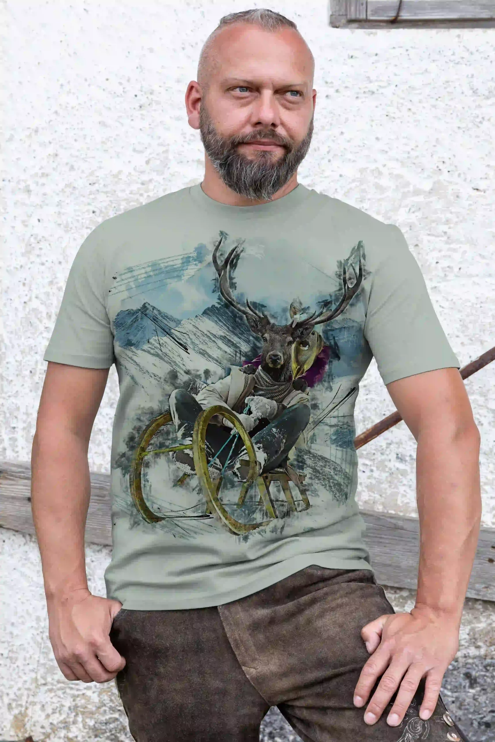 Trachten Herren T-Shirt Belami