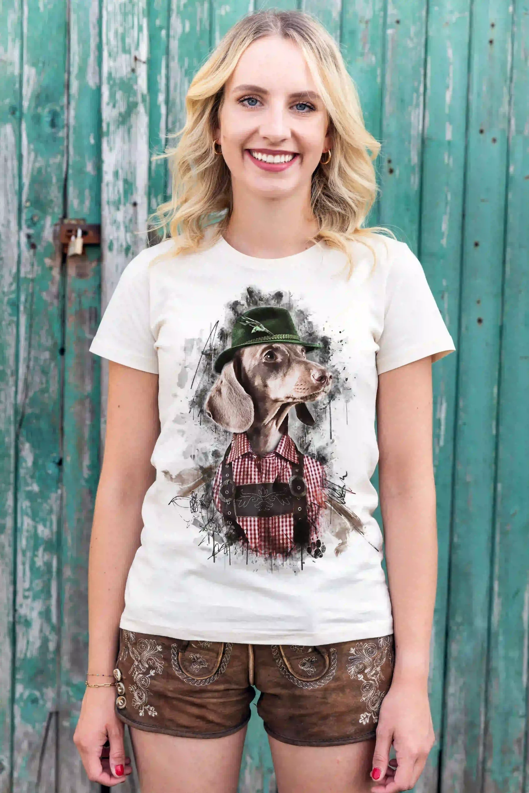 Trachten Damen T-Shirt Wastl