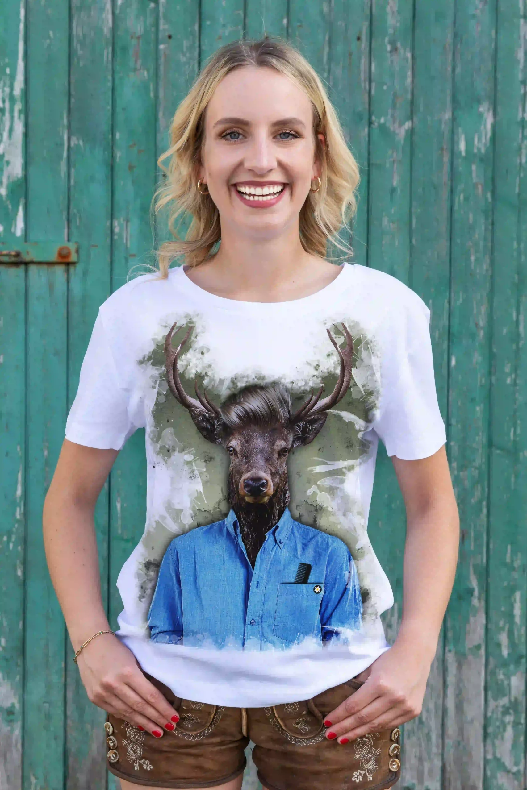 Trachten Damen T-Shirt Rocco