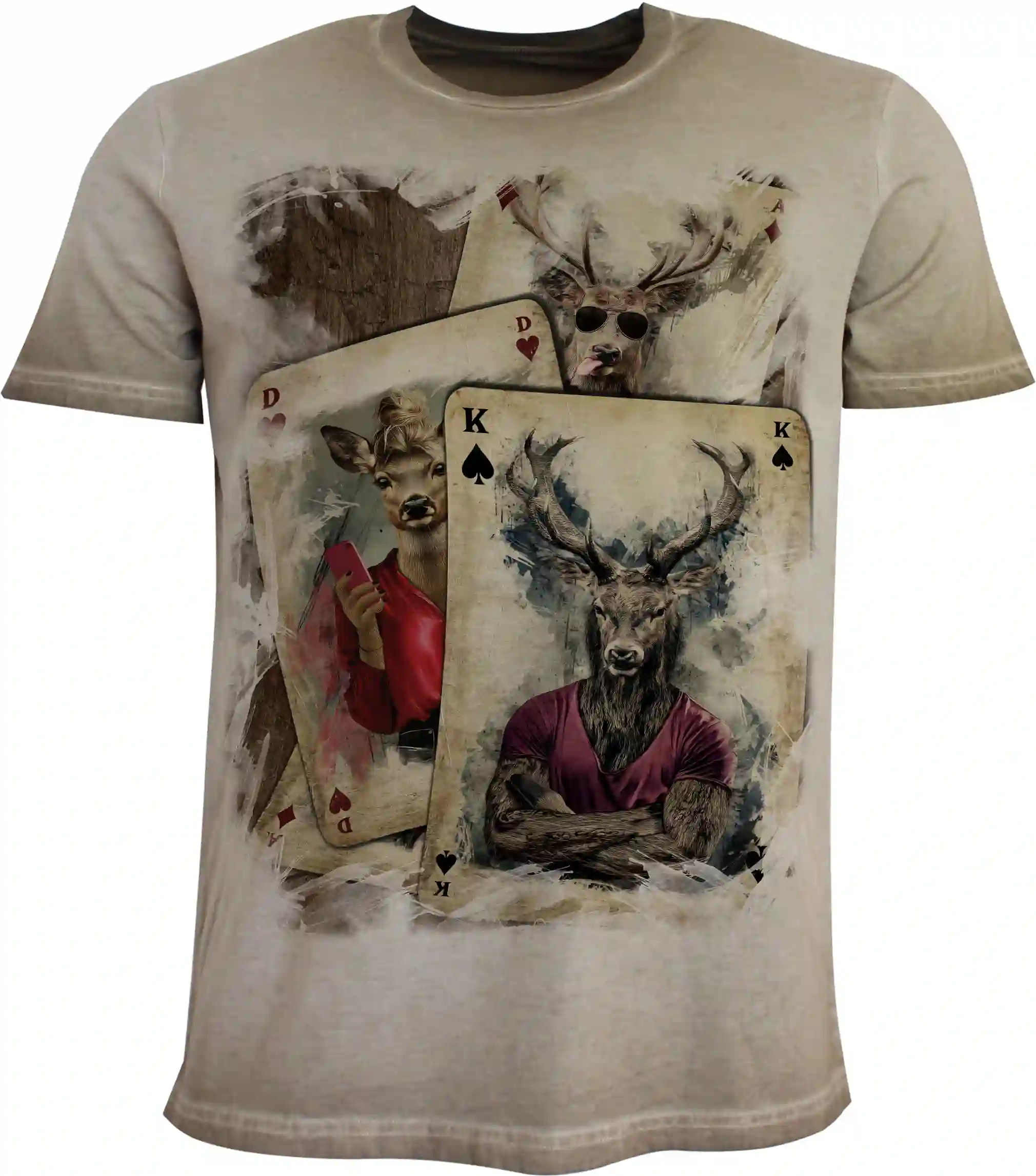 Trachten Herren T-Shirt Almtracht Trumpf