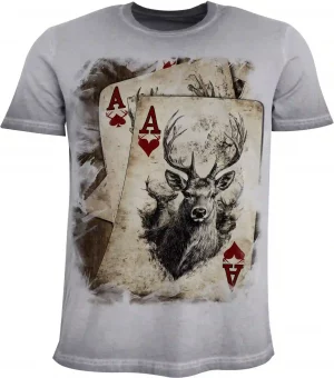 Herren T-Shirt Vintage Cards