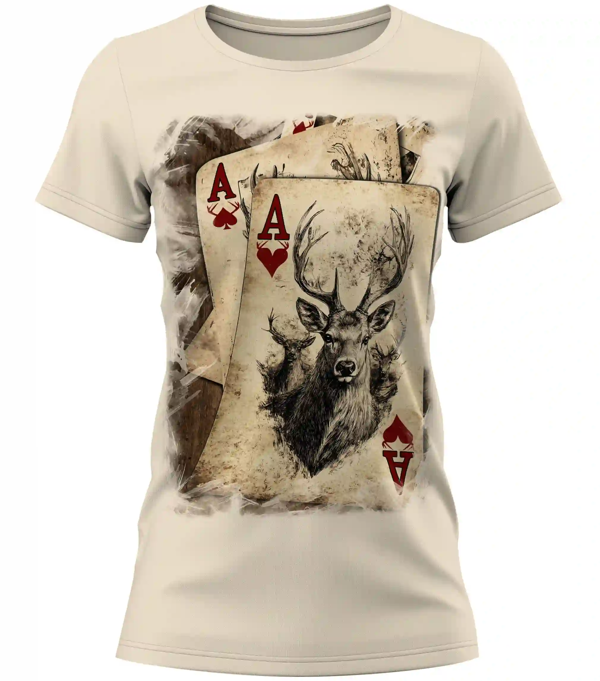Trachten Damen T-Shirt Vintage Cards
