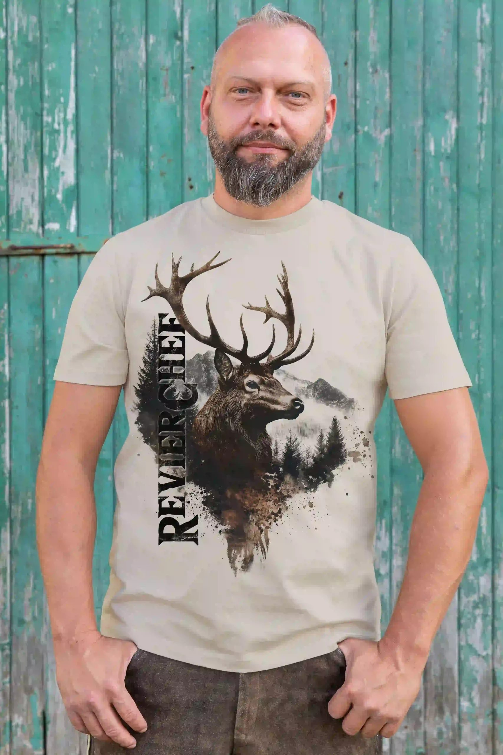 Trachten Herren T-Shirt Revierchef