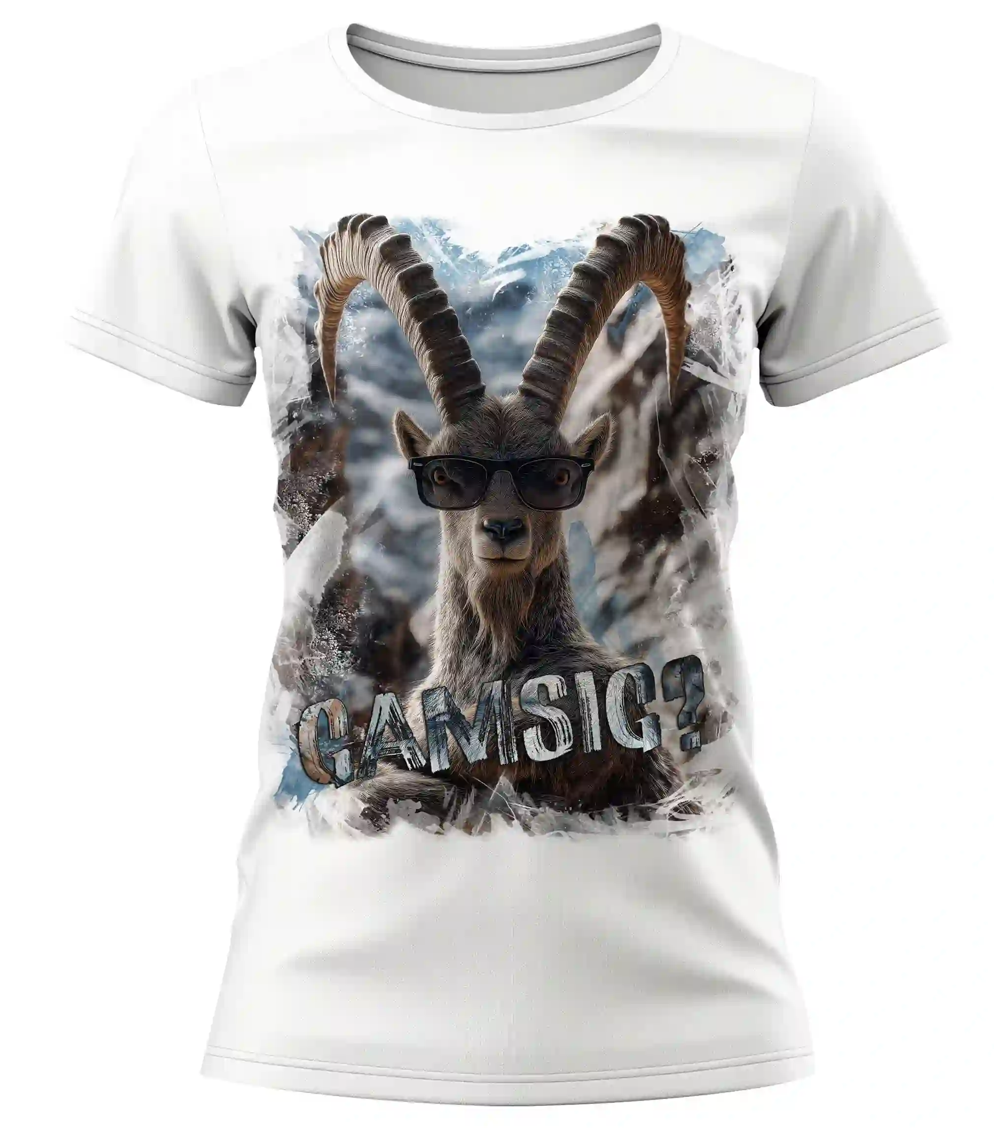 Trachten Damen T-Shirt Gamsig?