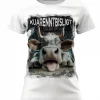 Almtracht Trachtenshirt Damen T-Shirt Kuahrennt Trachten Damen T-Shirt Kuahrennt