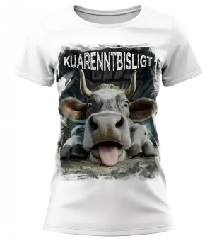 Damen T-Shirt Kuahrennt