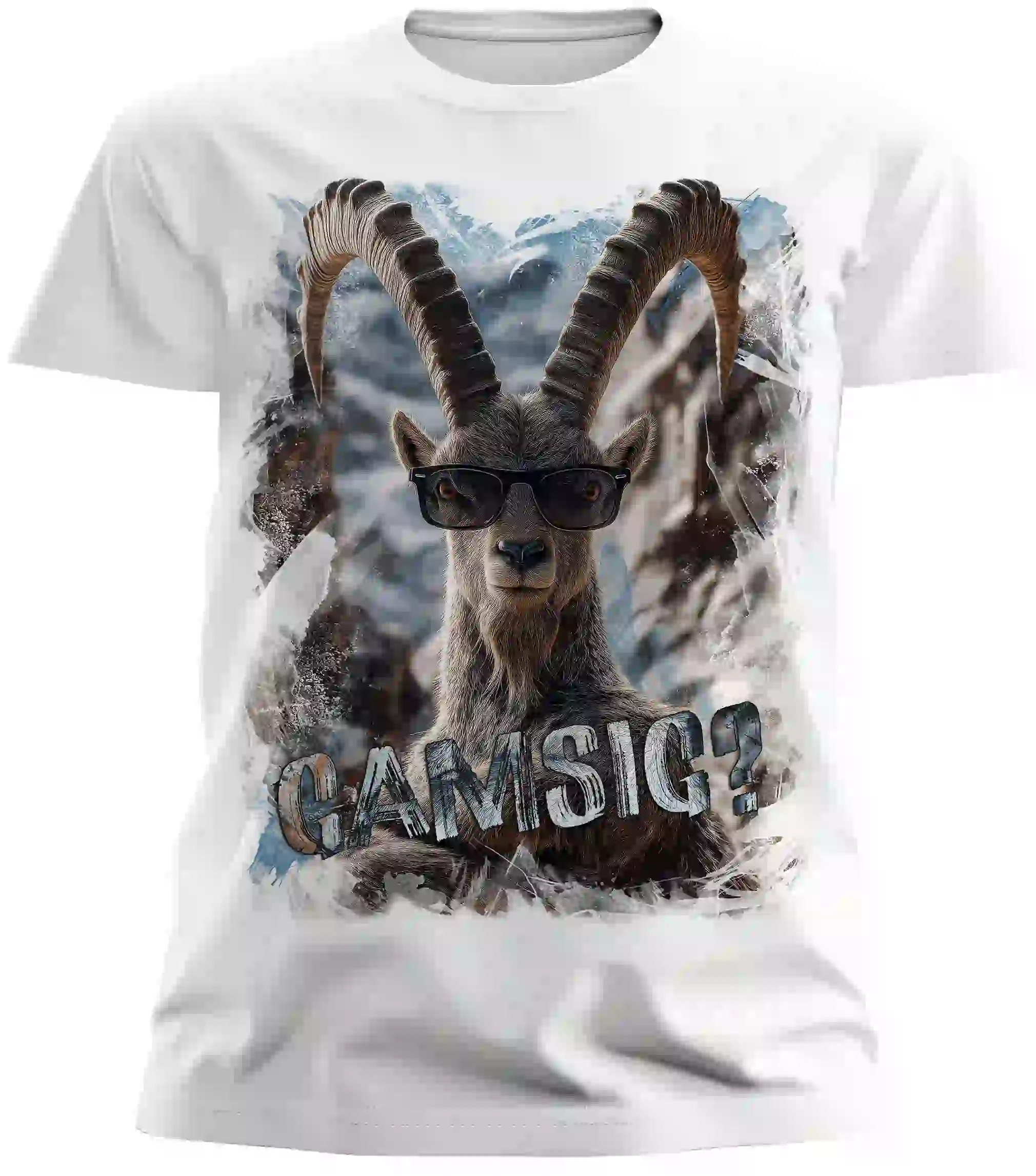 Trachten Herren T-Shirt Gamsig?