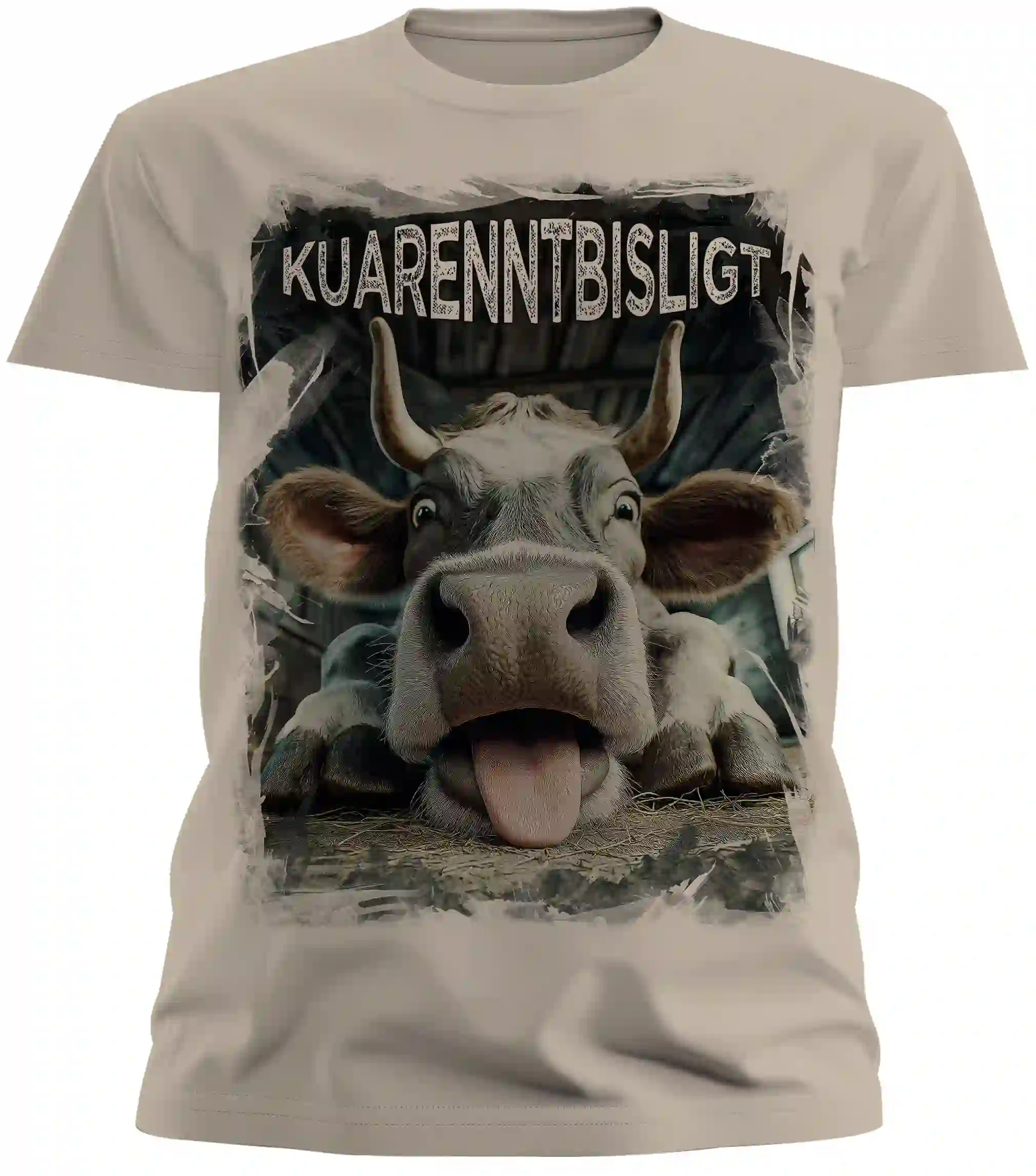 Trachten Herren T-Shirt Kuahrennt