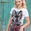 Trachten Damen T-Shirt Gamsig?