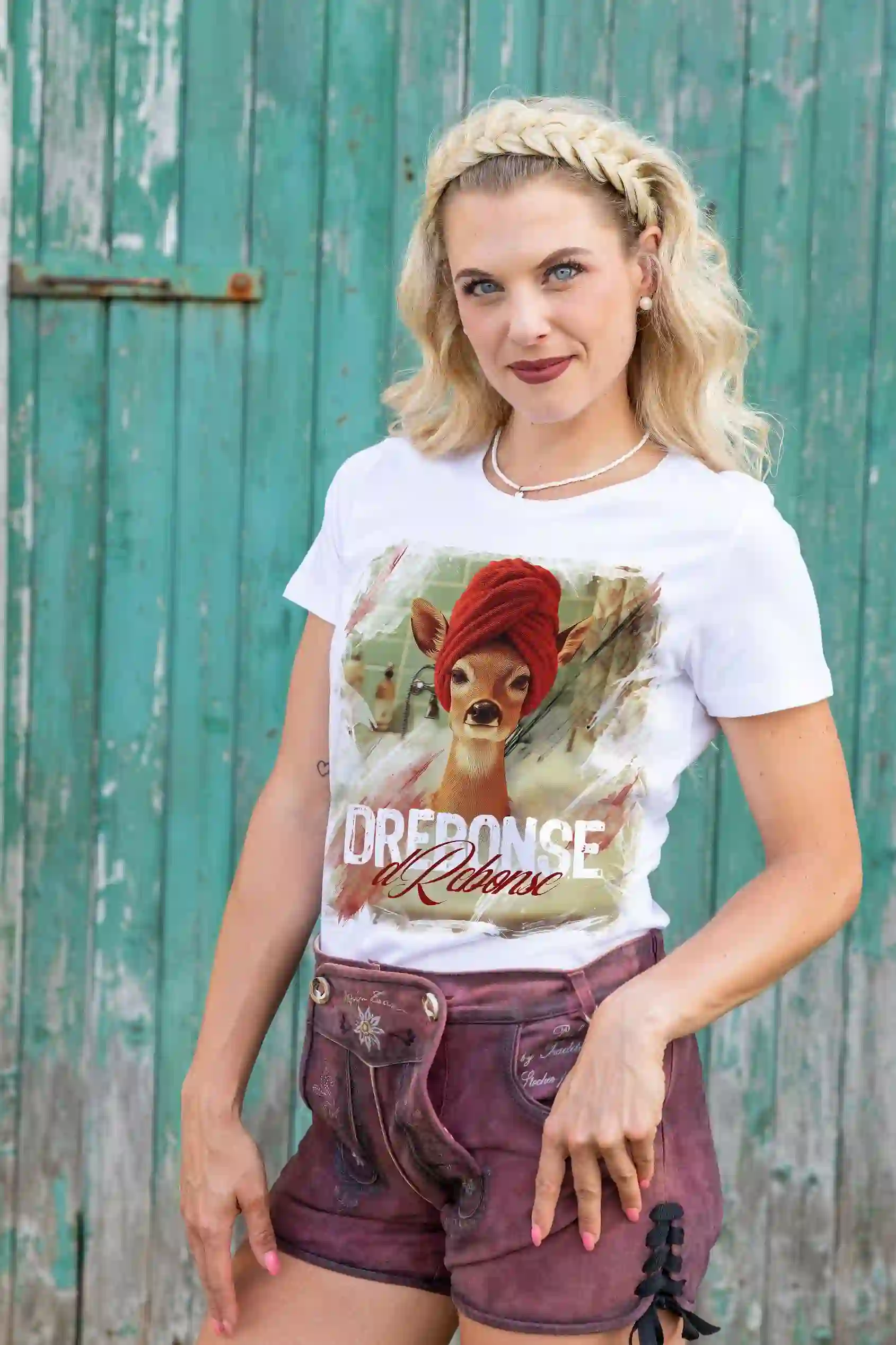 Trachten Damen T-Shirt Drebonse