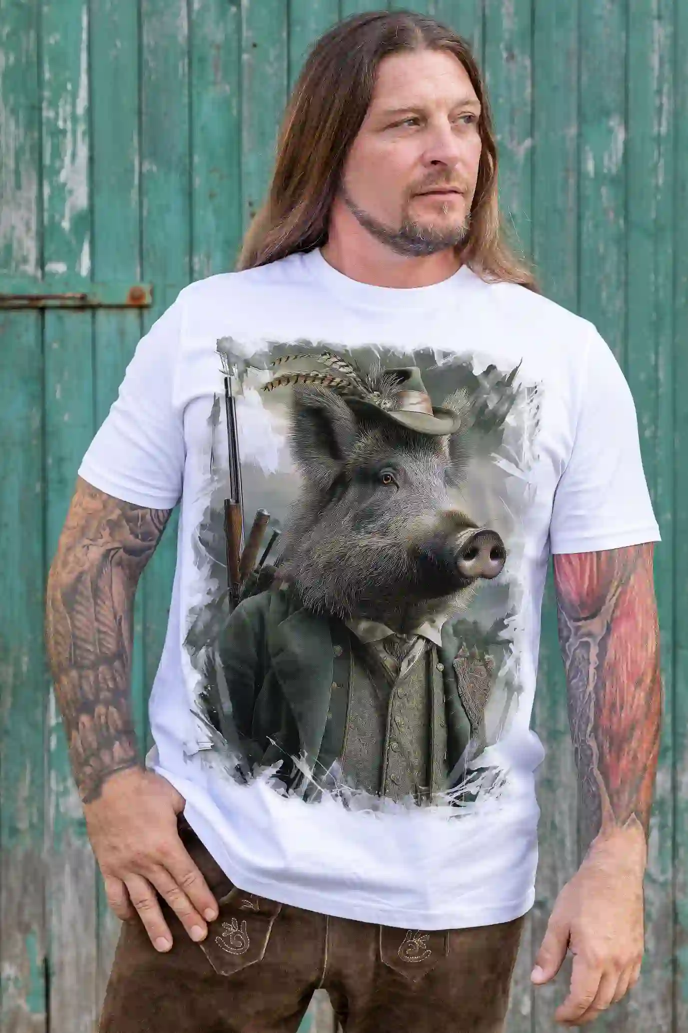 Trachten Herren T-Shirt Eberhard