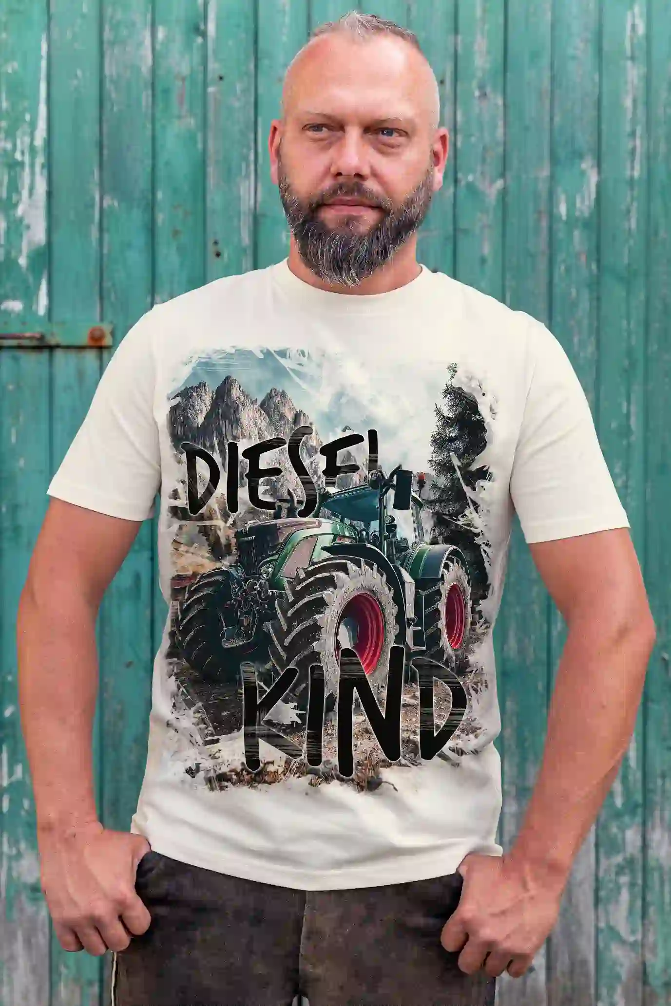 Trachten Herren T-Shirt Dieselkind