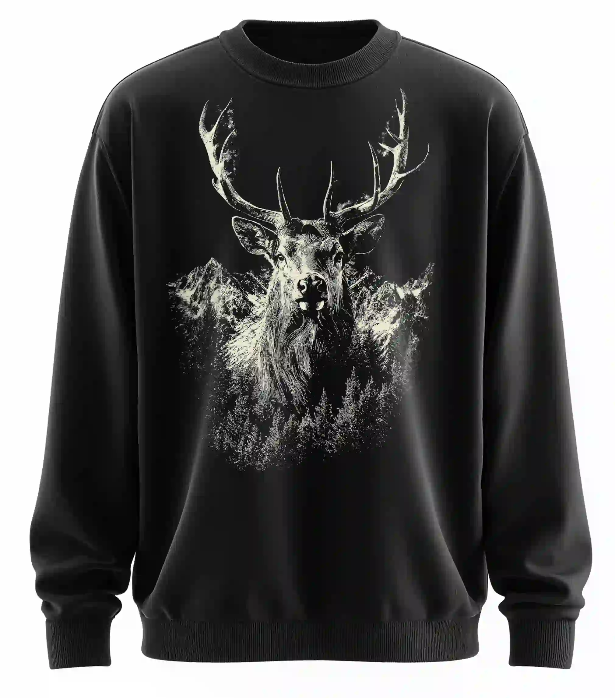Trachten Herren Pullover Wild Nature